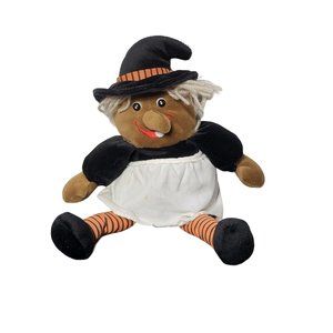 Cuddle Wit Witch Plush Doll Stuffed Animal Happy Halloween Beanie Friends